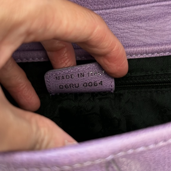 Vintage Christian Dior Purple Saddle bag - Picture 8 of 12